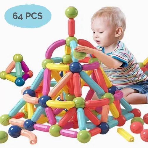 Magic Sticks™ 64 PCS - Imagina - Construye - Crea sin pantallas✨