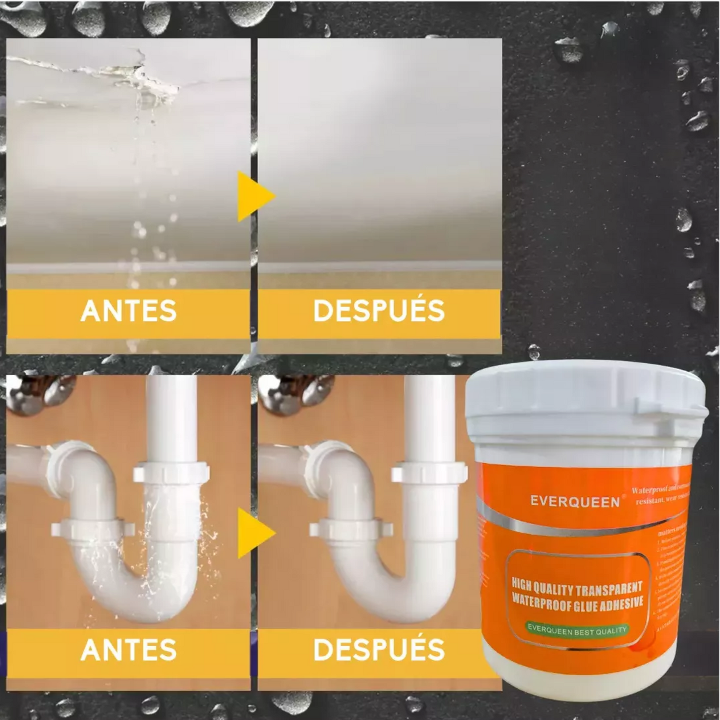 SellaPro Max™ – Pasta selladora impermeable para filtraciones y grietas