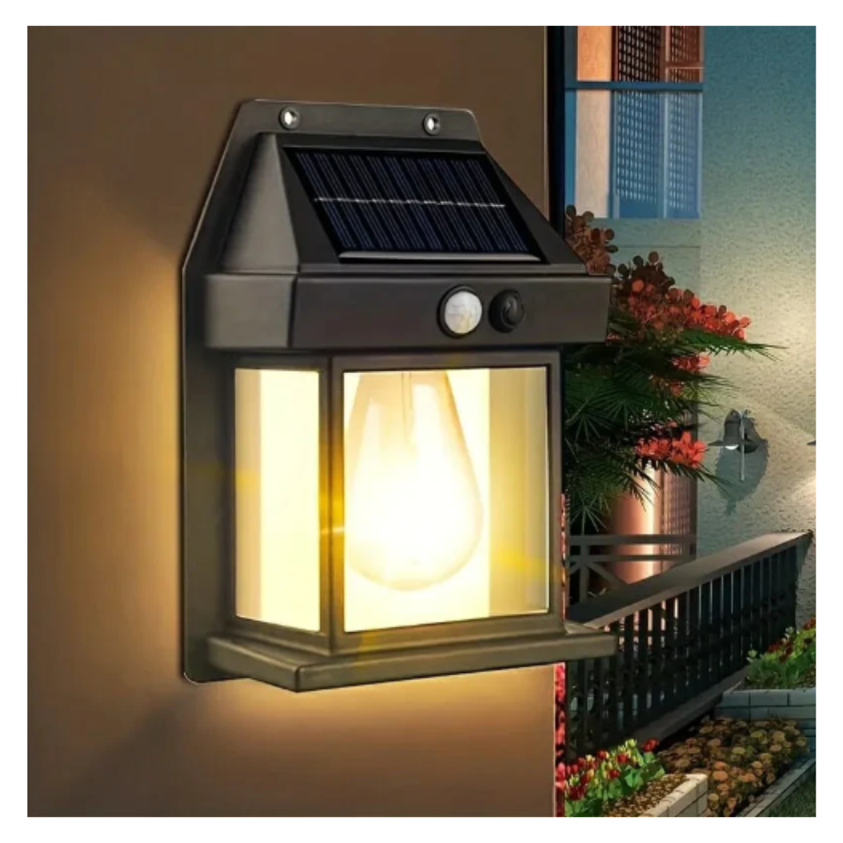 LumiSolar™ – Farol solar impermeable para exteriores