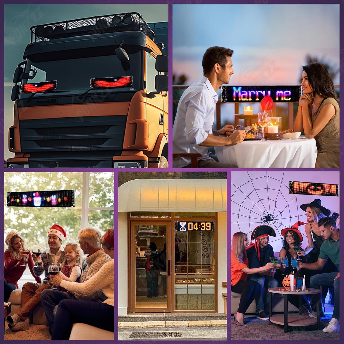 GlowMatrix Devil Eyes™ – Pantalla LED