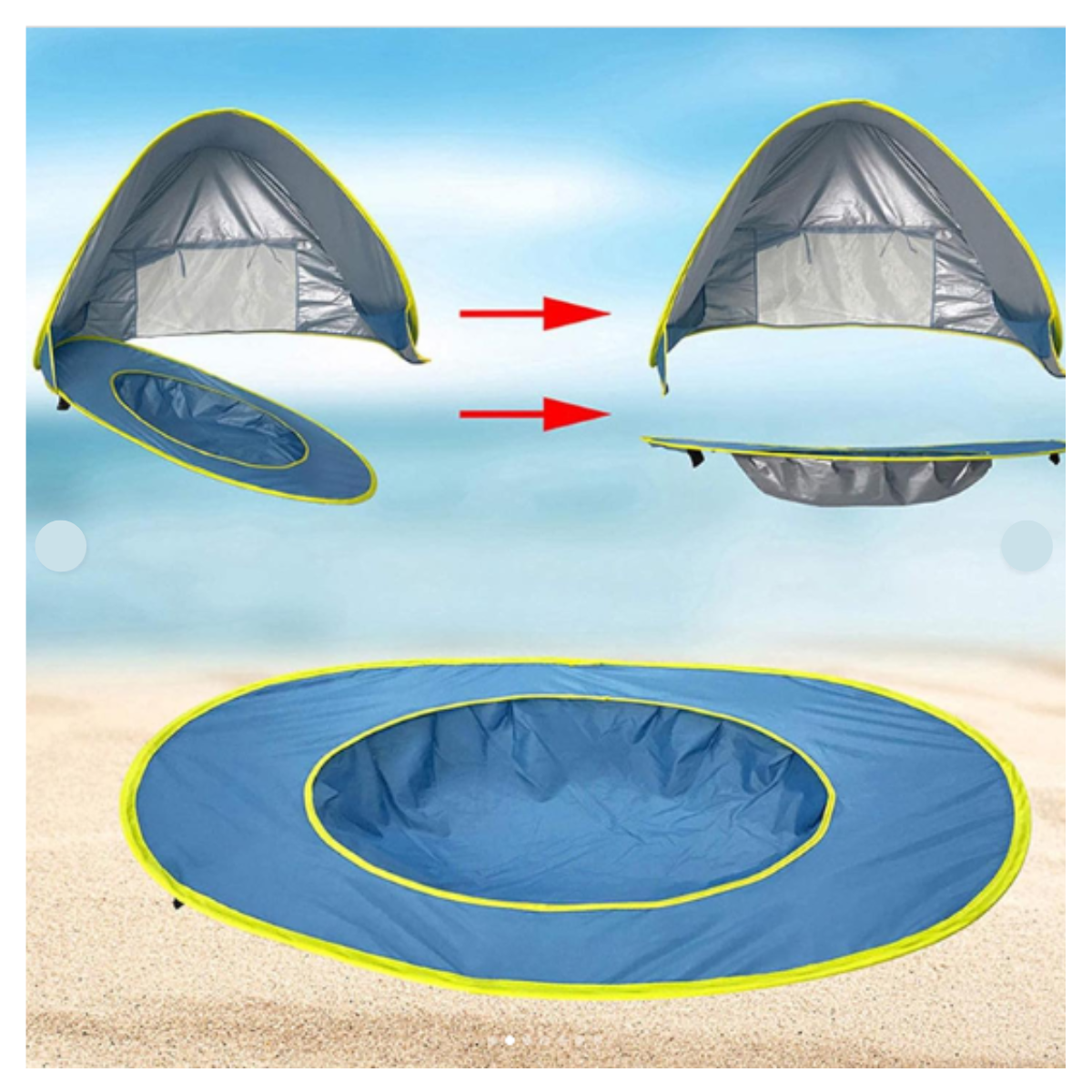 Carpa De Playa Con Piscina Pop Up