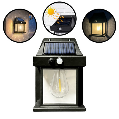 LumiSolar™ – Farol solar impermeable para exteriores
